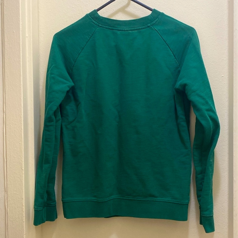 Adidas Green Crew Neck Sweatshirt in Womens Size Small - Picture 2 of 6